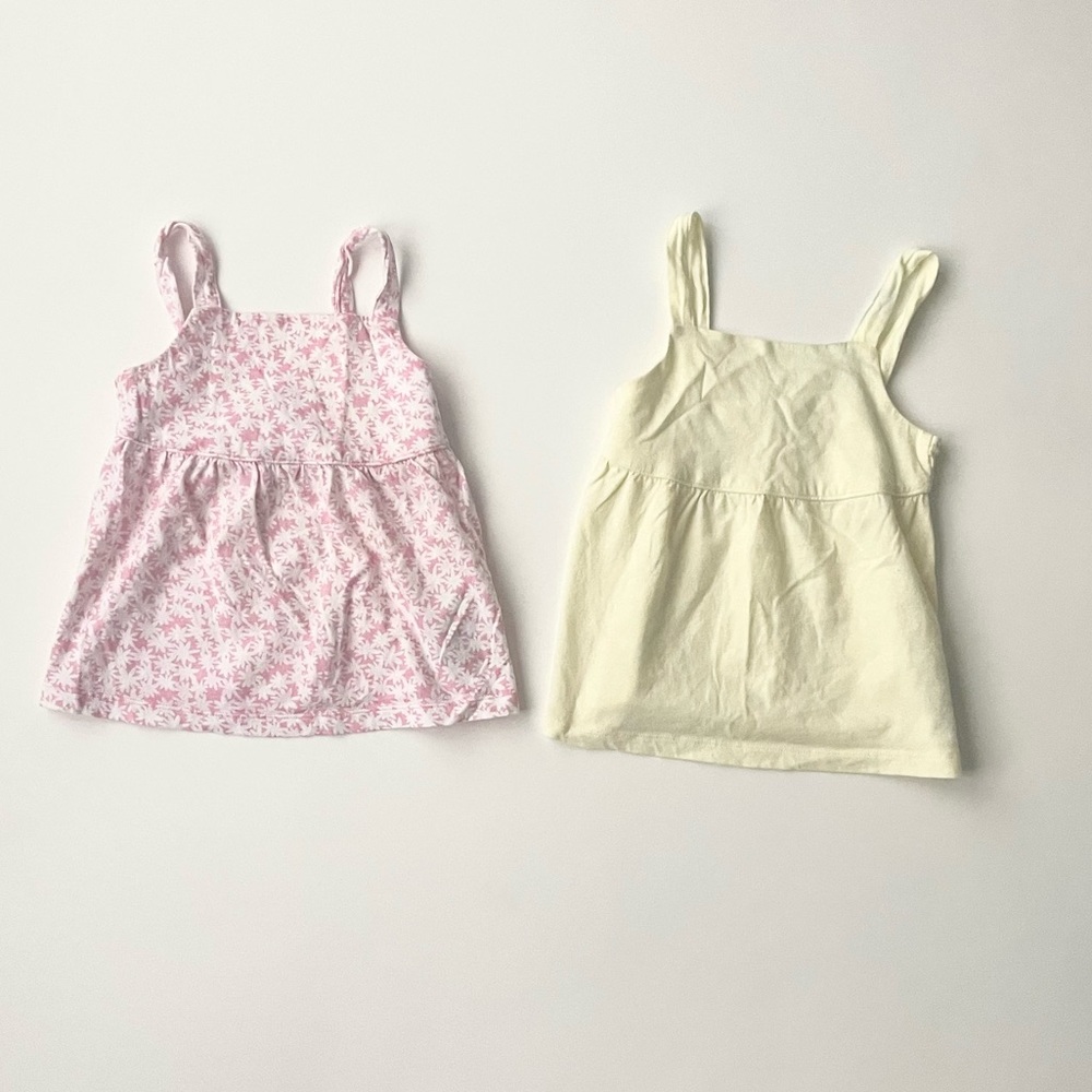 Gap Toddler Girls Pink and Yellow Tops Size 4
